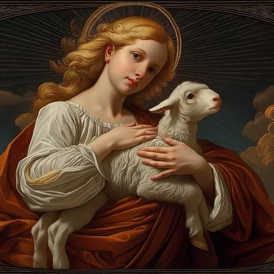 Painting of St. Agnes of Rome