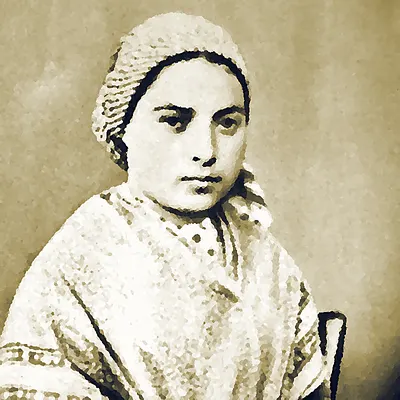 Painting of St. Bernadette Soubirous