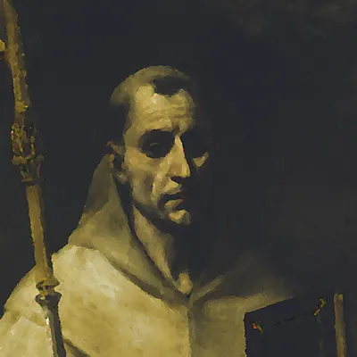 Painting of St. Bernard of Clairvaux