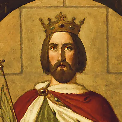 Painting of St. Canute