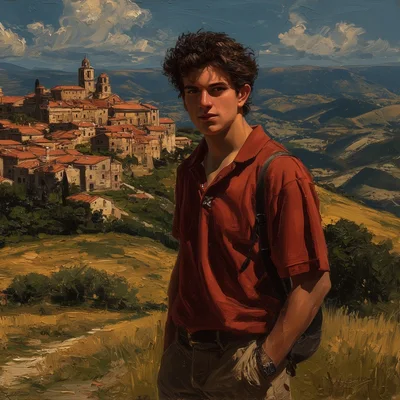 Painting of St. Carlo Acutis