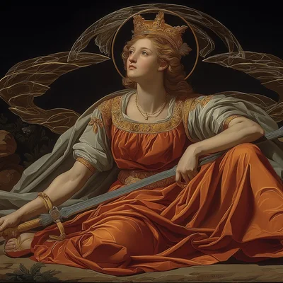 Painting of St. Catherine of Alexandria