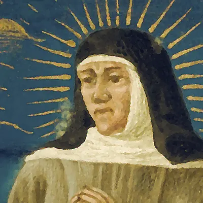 Painting of St. Catherine of Bologna