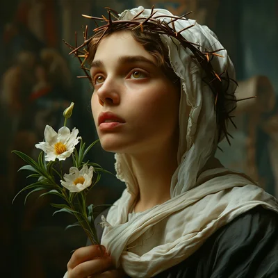 Painting of St. Catherine of Siena