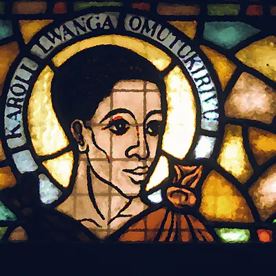 Painting of St. Charles Lwanga