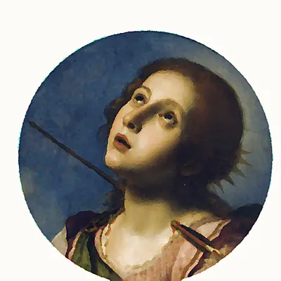 Painting of St. Christina of Bolsena