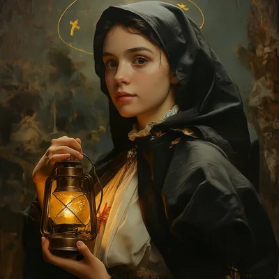 Painting of St. Clare of Assisi