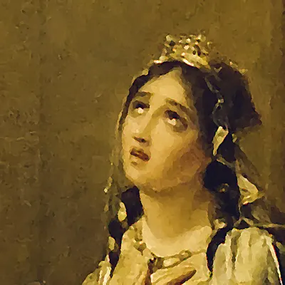 Painting of St. Clotilde