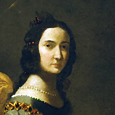 Painting of St. Elizabeth of Portugal