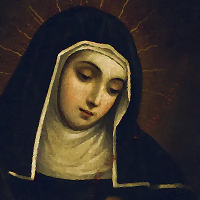 Painting of St. Gertrude the Great