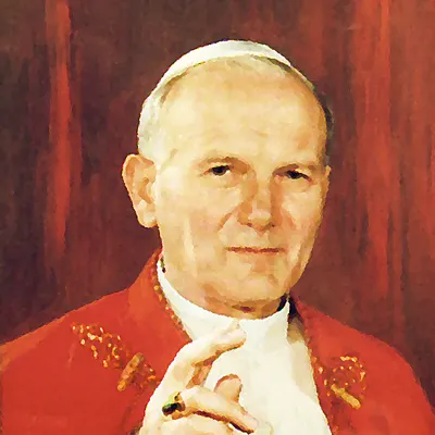 Painting of St. John Paul II