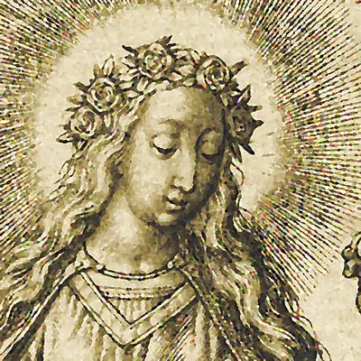 Painting of St. Lidwina of Schiedam