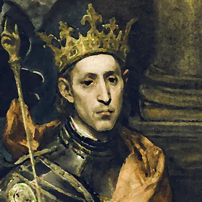 Painting of St. Louis IX of France