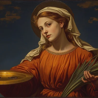 Painting of St. Lucy