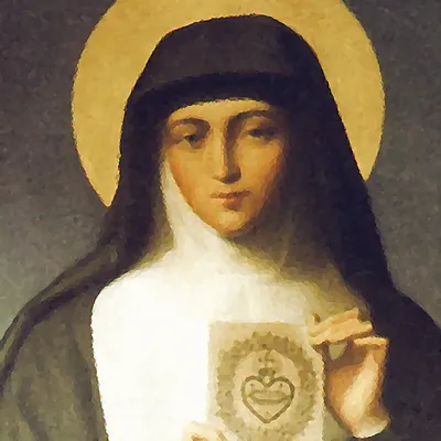 Painting of St. Margaret Mary Alacoque