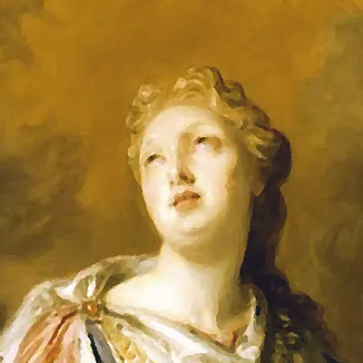 Painting of St. Margaret of Scotland