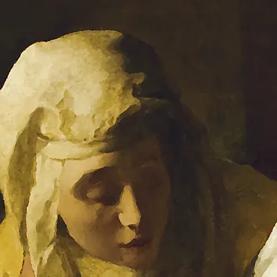 Painting of St. Martha of Bethany