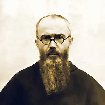 Painting of St. Maximilian Kolbe