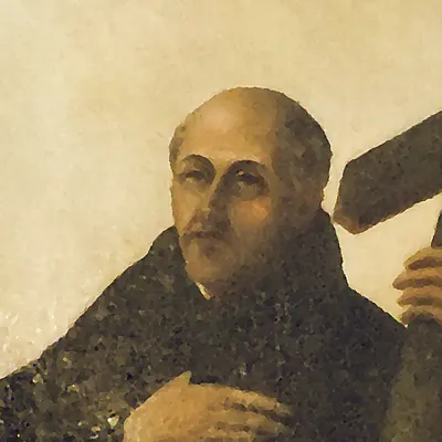 Painting of St. Peter of Alcántara