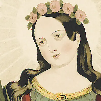Painting of St. Philomena