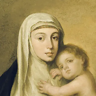 Painting of St. Rose of Lima