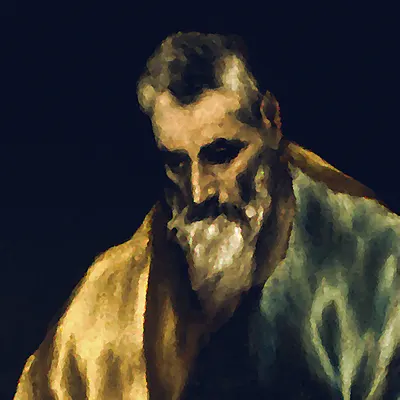 Painting of St. Simon the Zealot