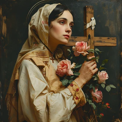 Painting of St. Thérèse of Lisieux