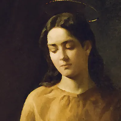 Painting of St. Zita